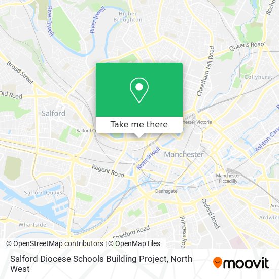 Salford Diocese Schools Building Project map