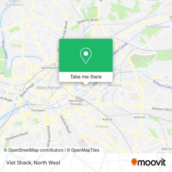 Viet Shack map
