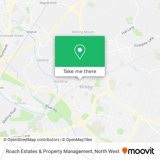Roach Estates & Property Management map