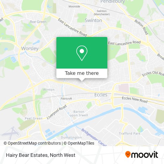 Hairy Bear Estates map