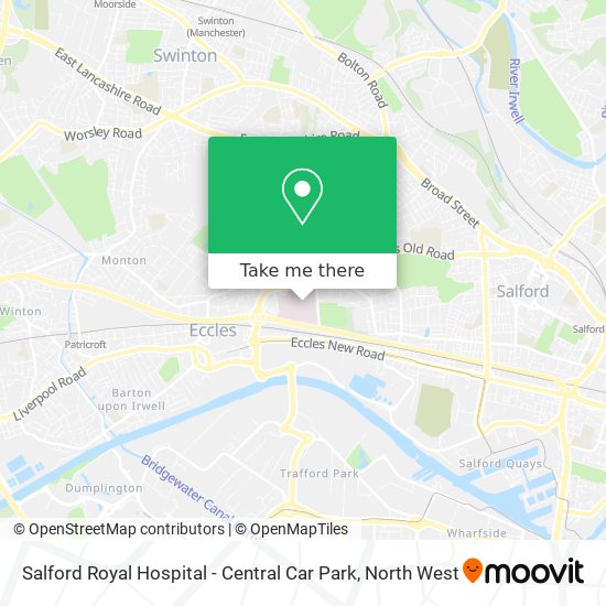 Salford Royal Hospital - Central Car Park map