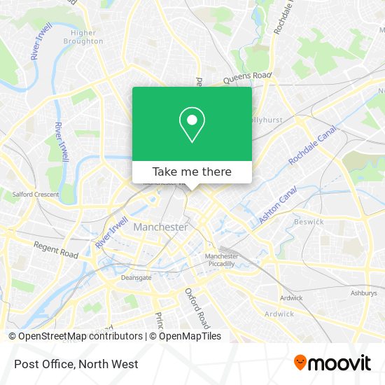 Post Office map