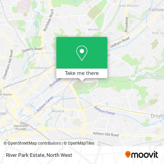 River Park Estate map