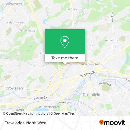 Travelodge map