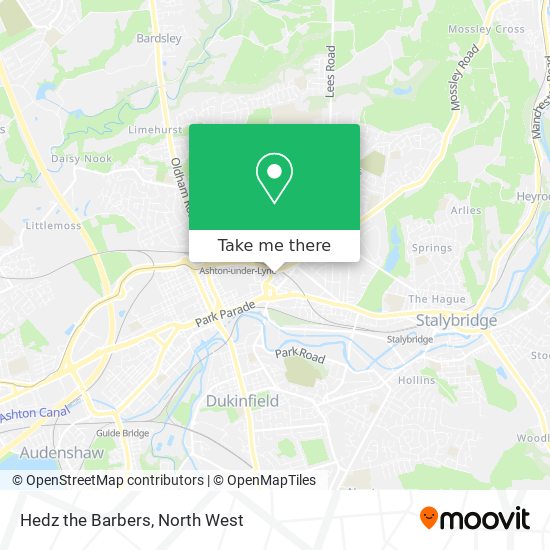 Hedz the Barbers map