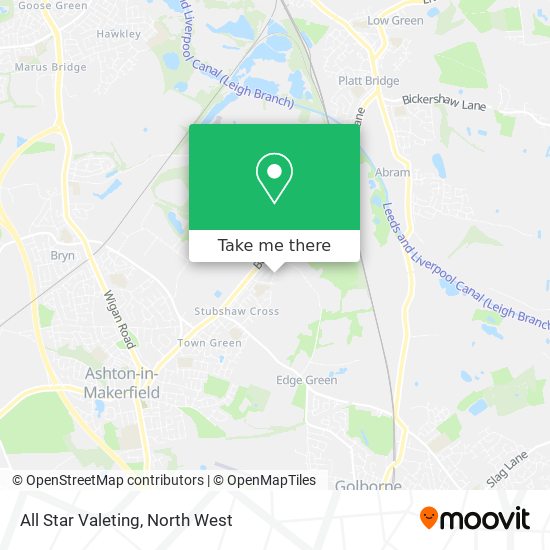 All Star Valeting map