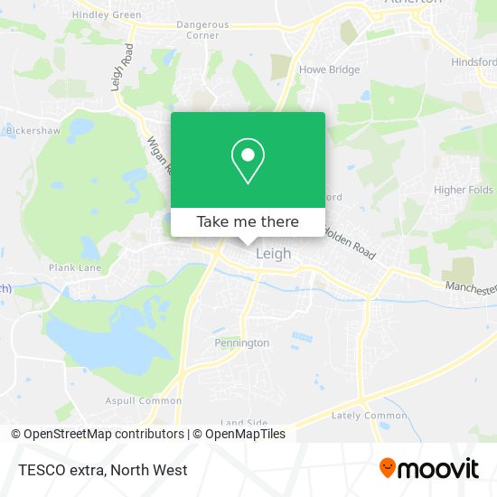 TESCO extra map