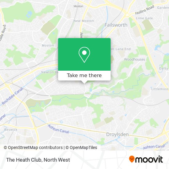 The Heath Club map