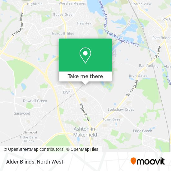 Alder Blinds map