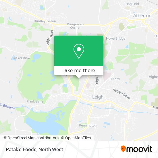 Patak's Foods map