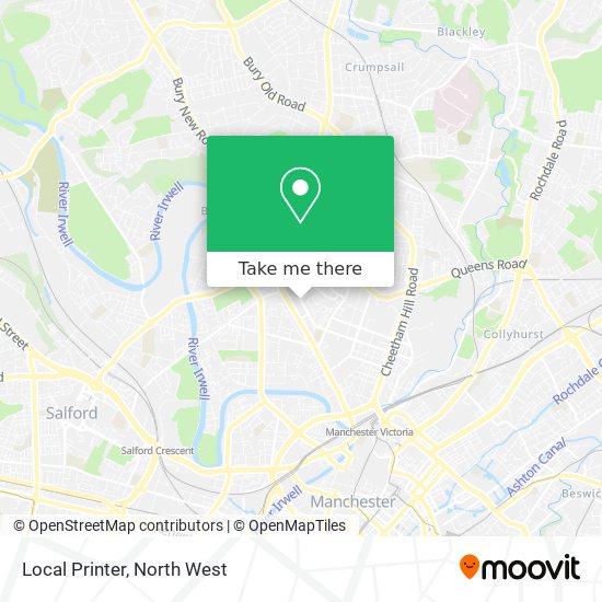 Local Printer map