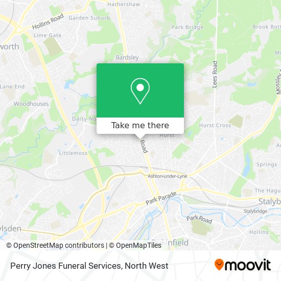 Perry Jones Funeral Services map