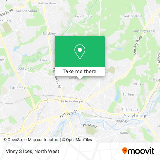 Vinny S Ices map