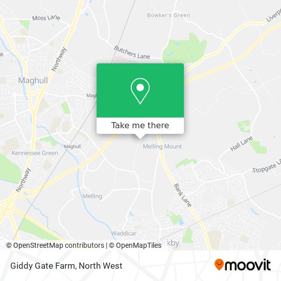 Giddy Gate Farm map