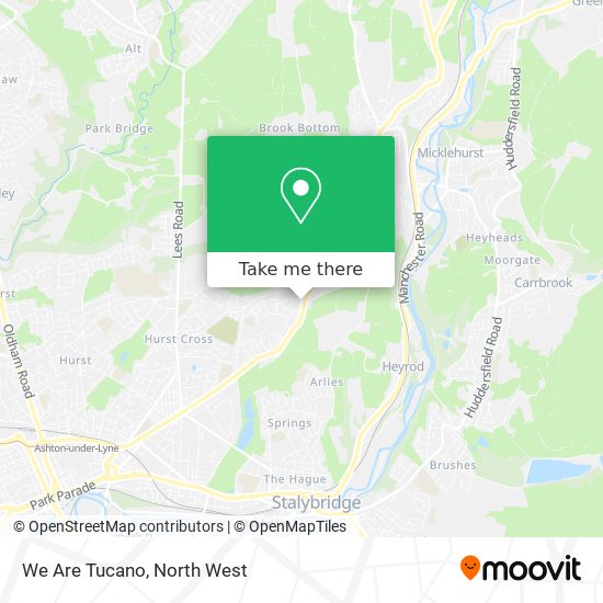 We Are Tucano map