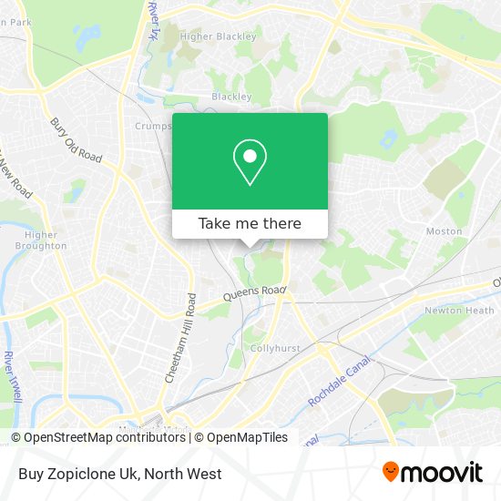 Buy Zopiclone Uk map