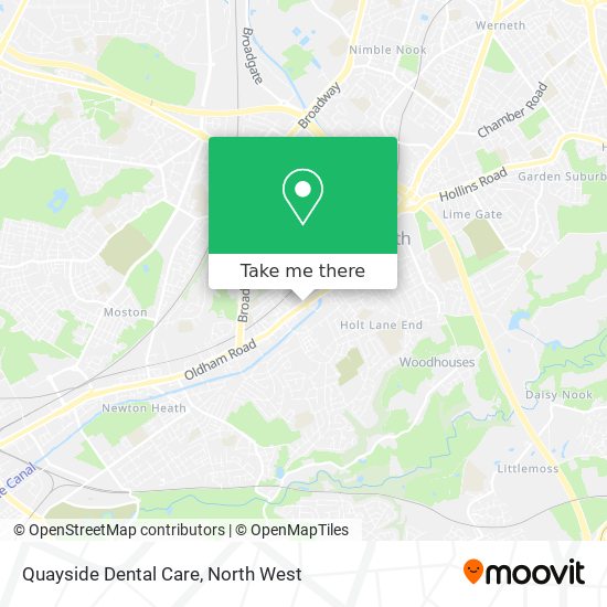 Quayside Dental Care map