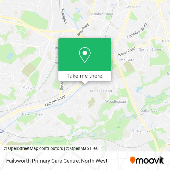 Failsworth Primary Care Centre map