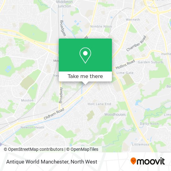 Antique World Manchester map