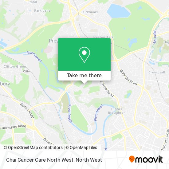 Chai Cancer Care North West map