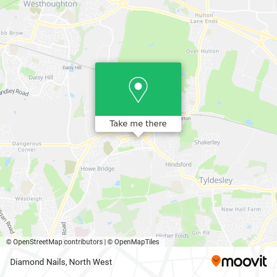 Diamond Nails map