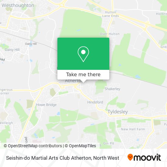 Seishin-do Martial Arts Club Atherton map