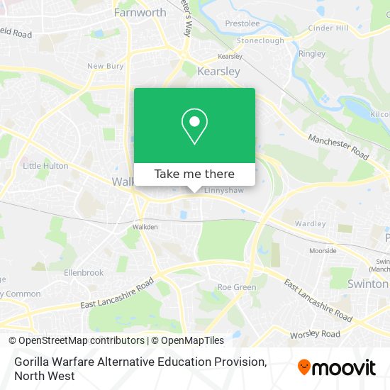 Gorilla Warfare Alternative Education Provision map