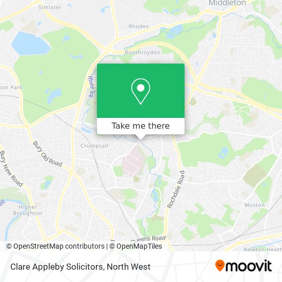 Clare Appleby Solicitors map