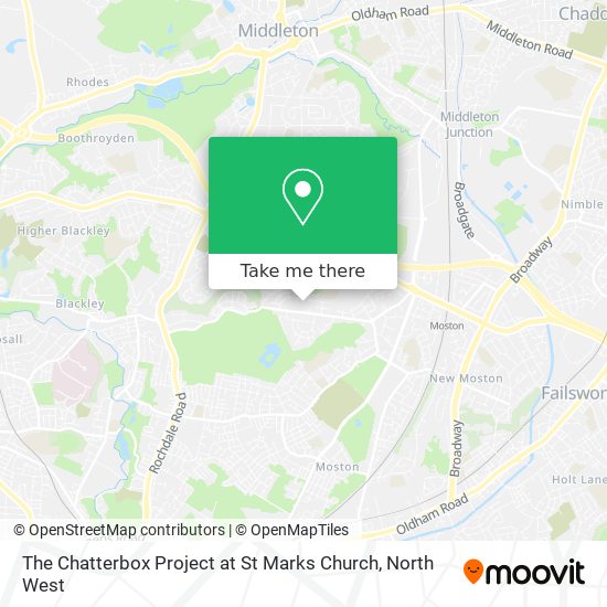 The Chatterbox Project at St Marks Church map