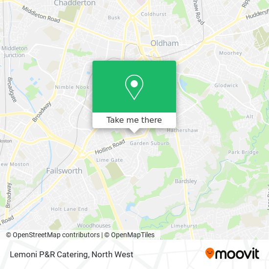 Lemoni P&R Catering map