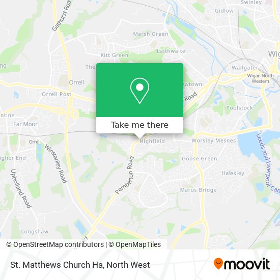St. Matthews Church Ha map