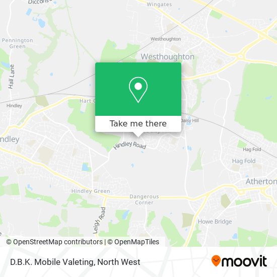 D.B.K. Mobile Valeting map