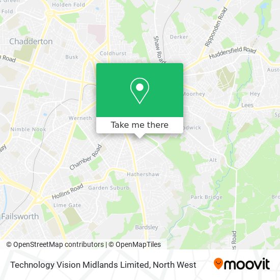 Technology Vision Midlands Limited map