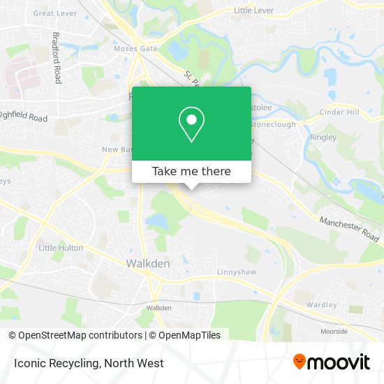 Iconic Recycling map