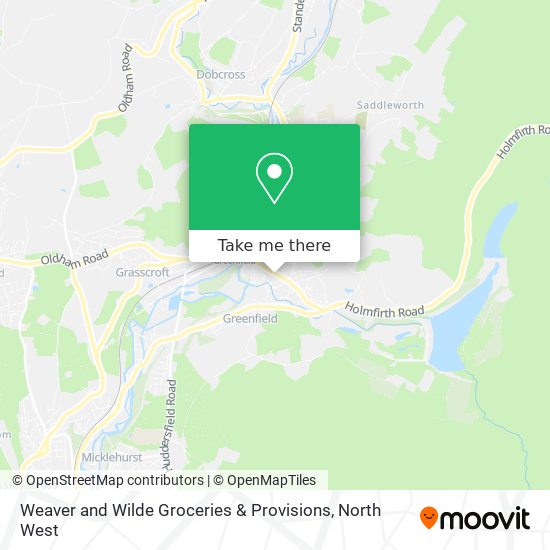 Weaver and Wilde Groceries & Provisions map