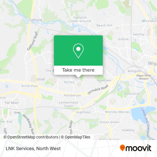 LNK Services map