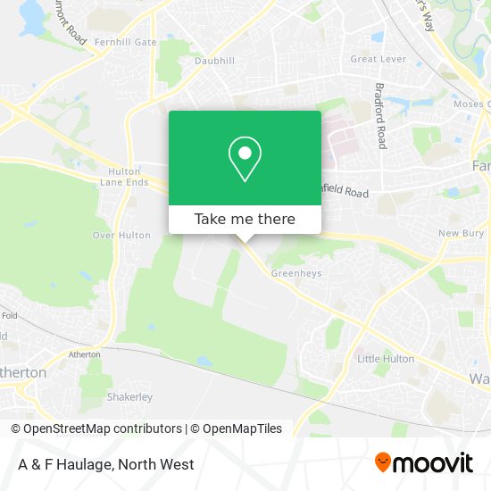 A & F Haulage map