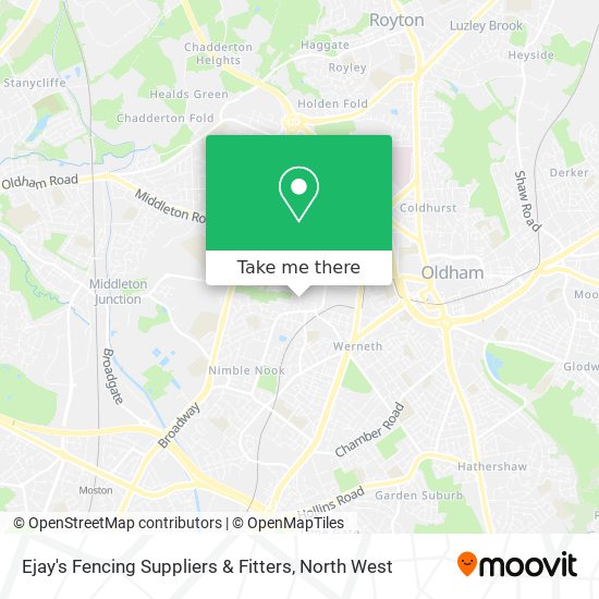 Ejay's Fencing Suppliers & Fitters map