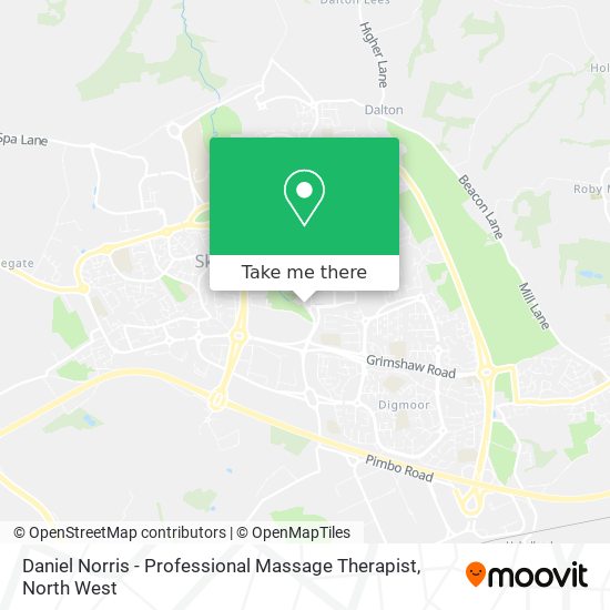 Daniel Norris - Professional Massage Therapist map