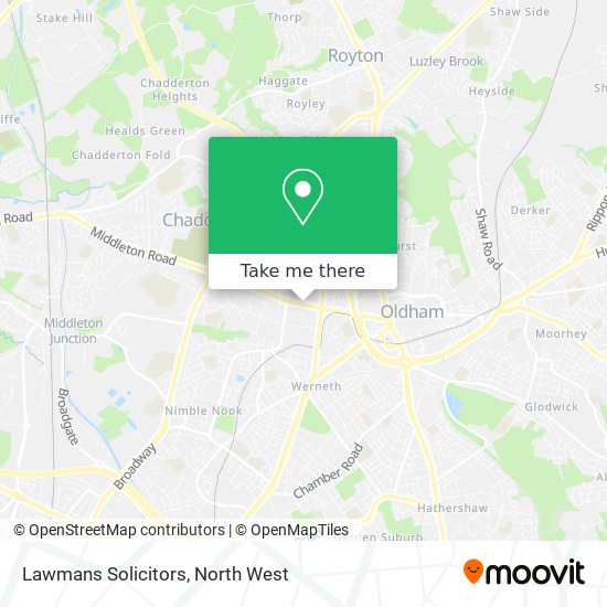 Lawmans Solicitors map