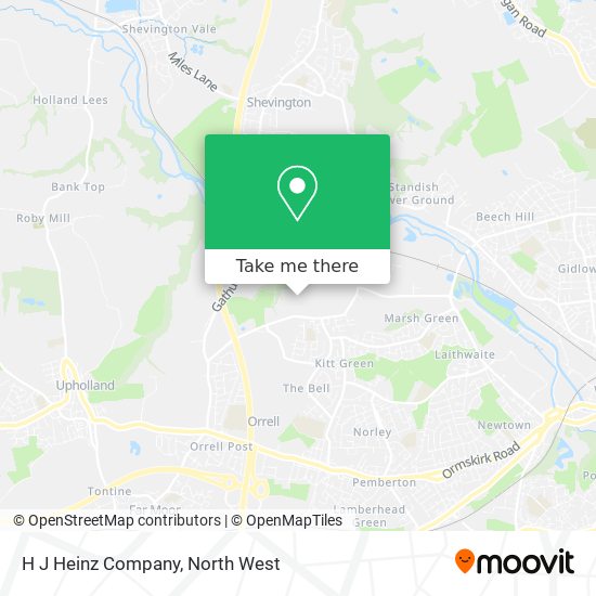 H J Heinz Company map