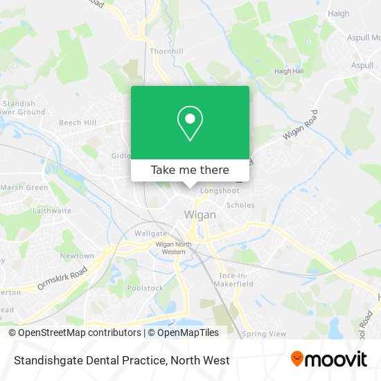 Standishgate Dental Practice map