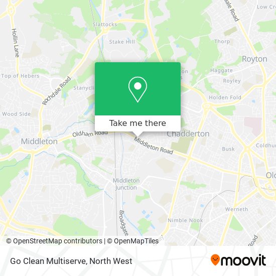 Go Clean Multiserve map