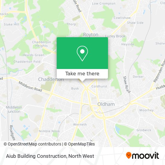 Aiub Building Construction map