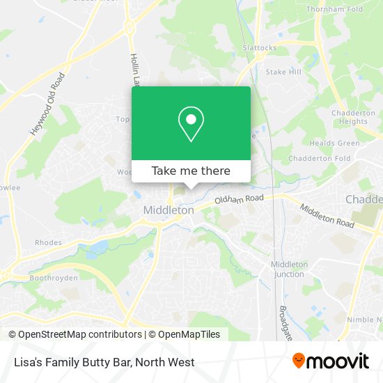 Lisa's Family Butty Bar map