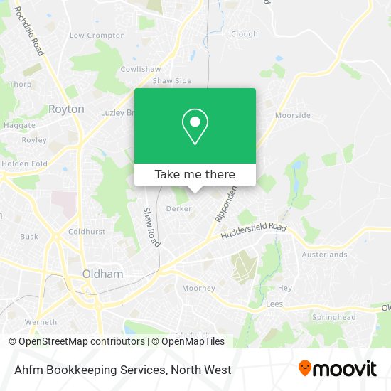 Ahfm Bookkeeping Services map