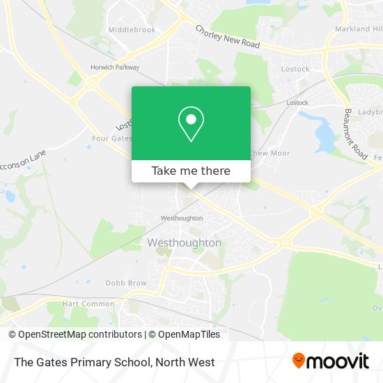 The Gates Primary School map