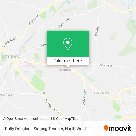Polly Douglas - Singing Teacher map