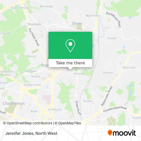 Jennifer Jones map