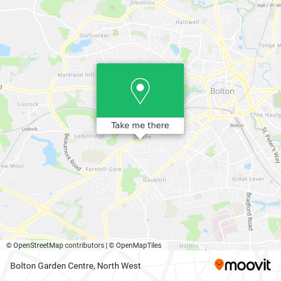 Bolton Garden Centre map